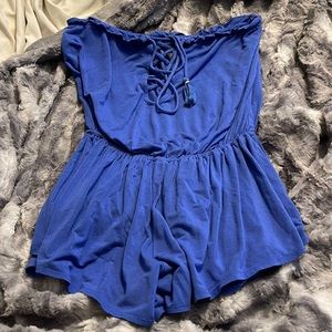 Strapless Romper